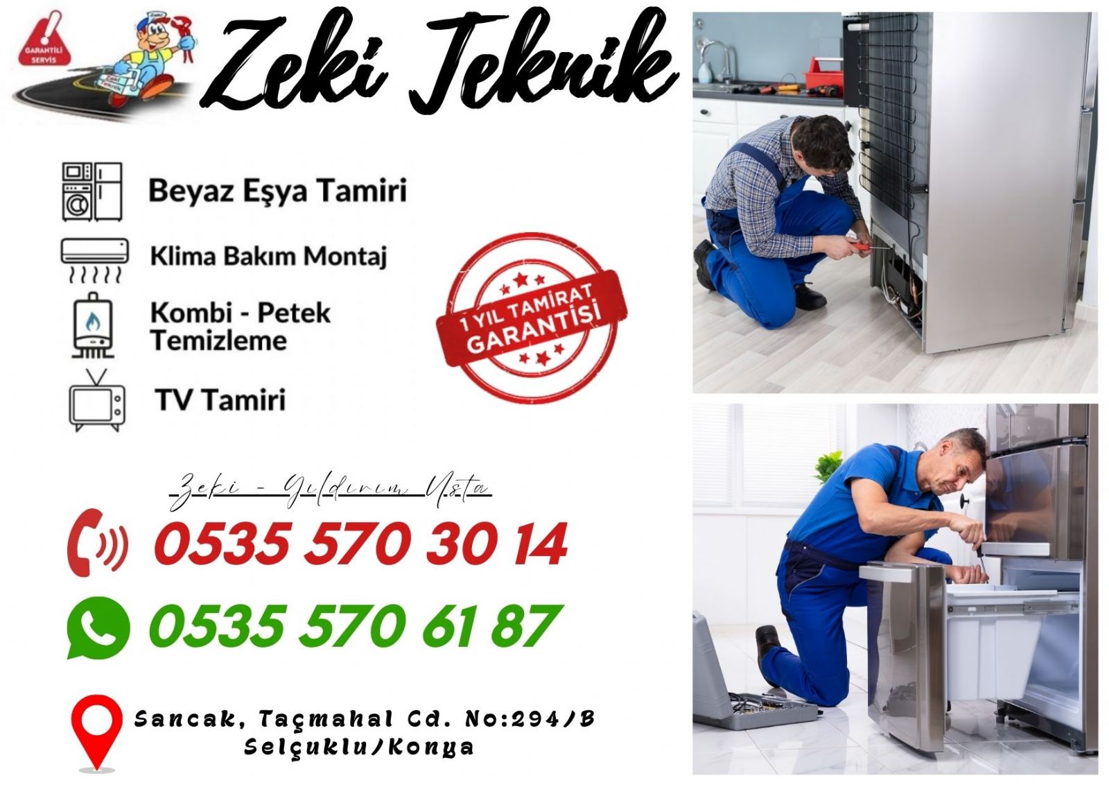 Selçuklu Buzdolabı Servisi